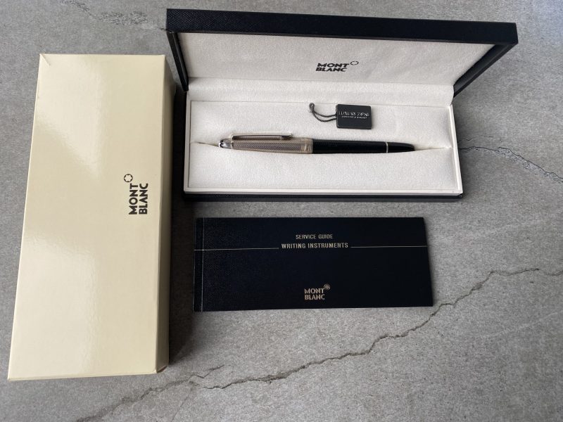Montblanc Meisterstuck Doue Sterling Silver Barley 145 Fountain Pen
