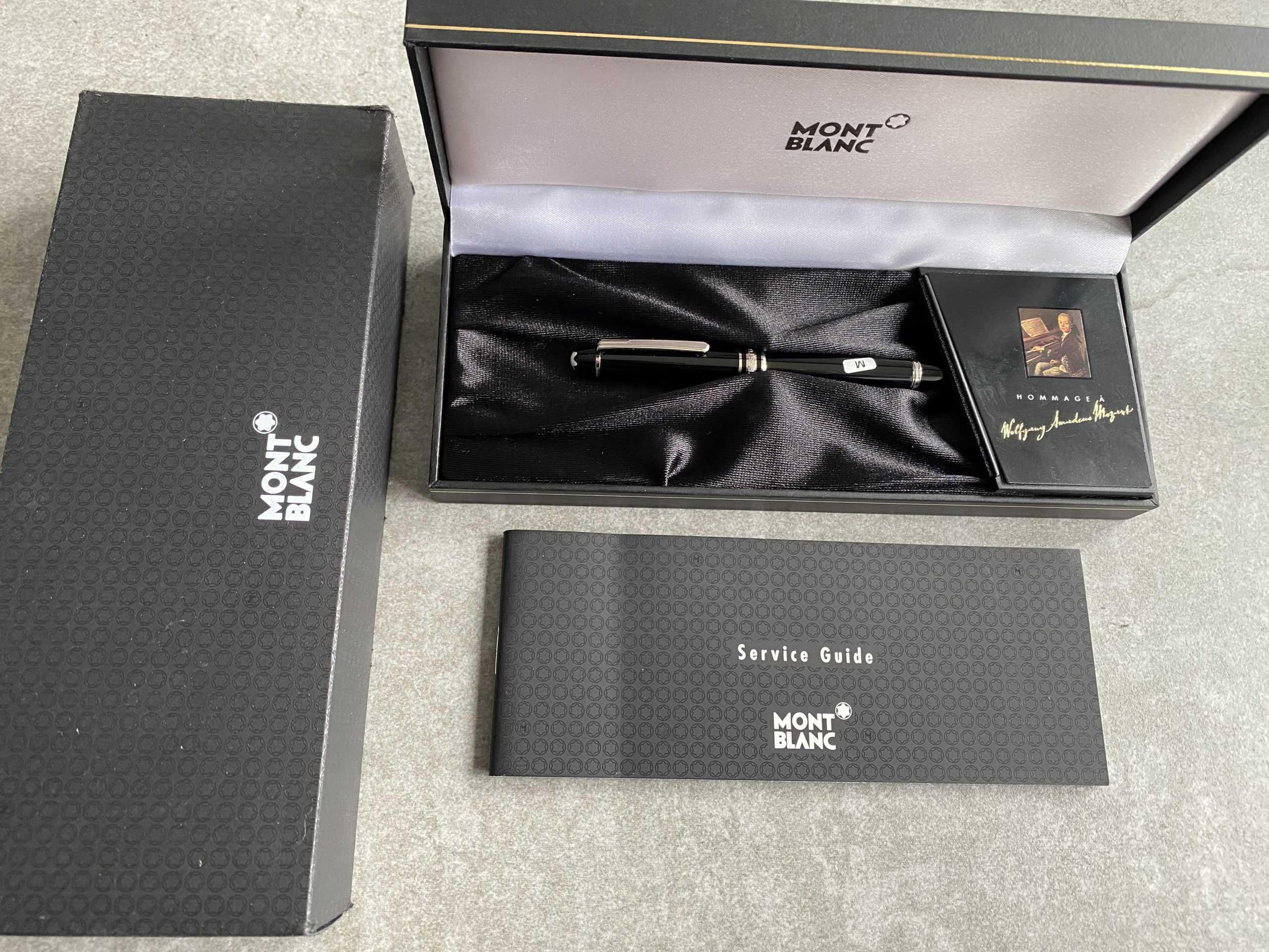 Montblanc Wolfgang Mozart Platinum Fountain Pen