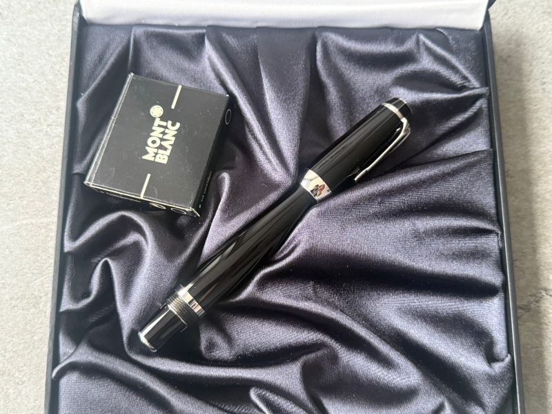 Montblanc Boheme Platinum Plated No Stone Jumbo XL Fountain Pen 18K