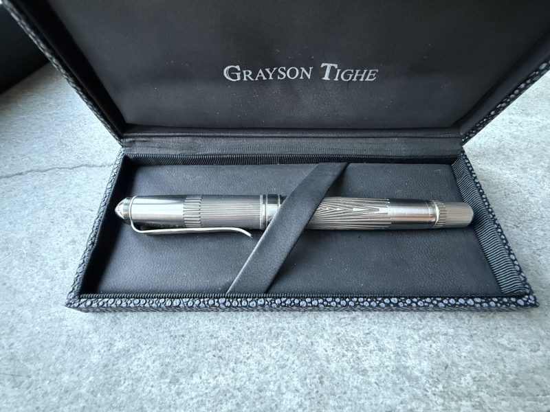Grayson Tighe Steel Crystal Fountain Pen Limited Edition