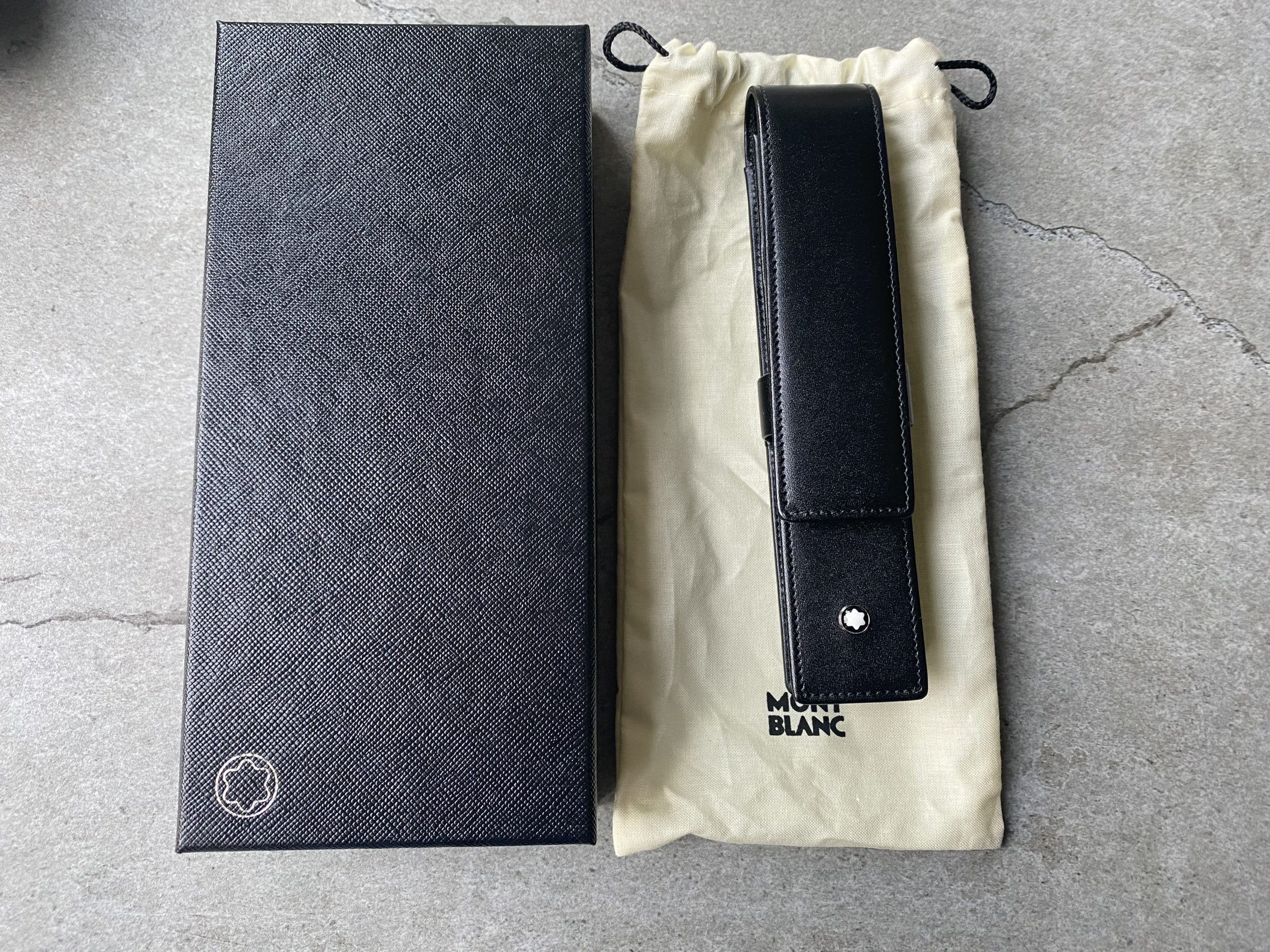 Montblanc Leather Siena Pen Pouch Size 1 Pen