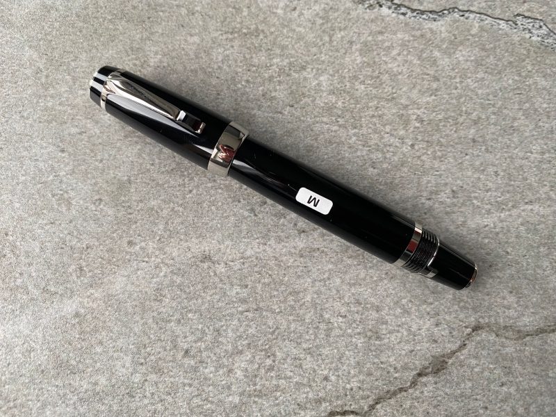 Montblanc Boheme Platinum Black Stone Fountain Pen