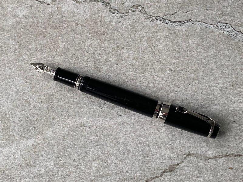 Montblanc Boheme Platinum Black Stone Fountain Pen