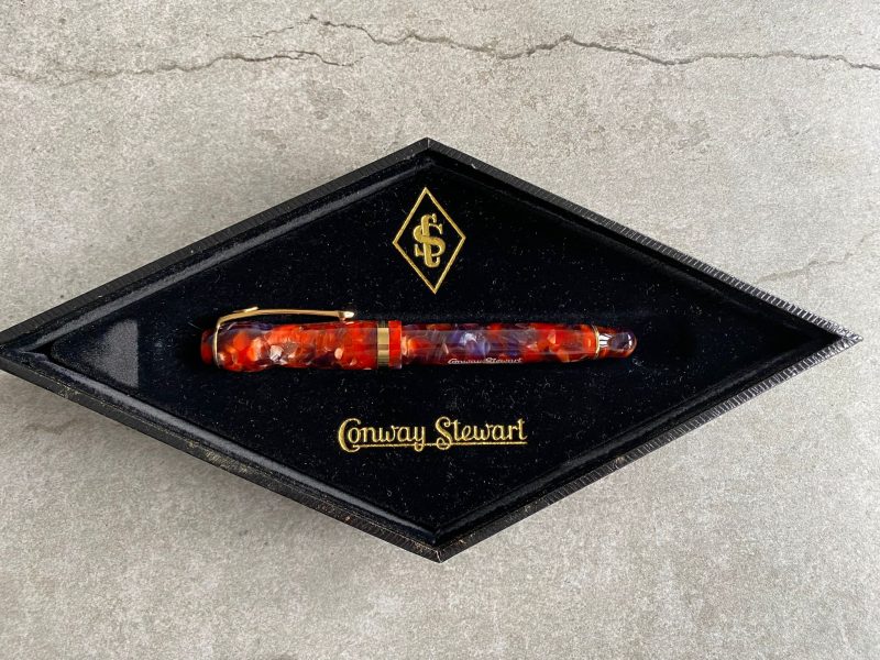 Conway Stewart Regency (Regancy wrong engraving) Sepia Blue 2009 Fountain Pen